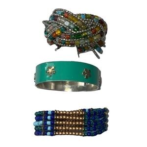 Beaded Bracelets Set of Three
